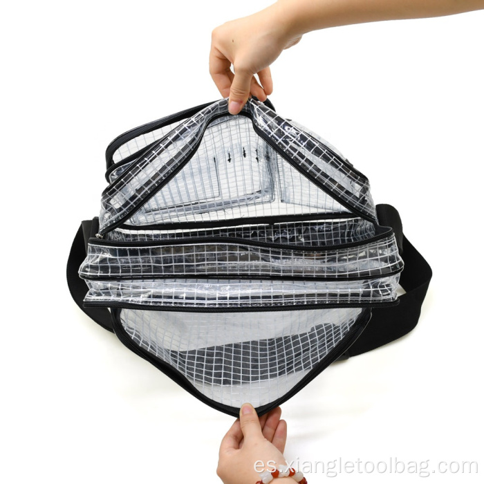 Bolsa de herramientas transparentes PVC ESD Antiestatic Grid Limpia sala de limpieza